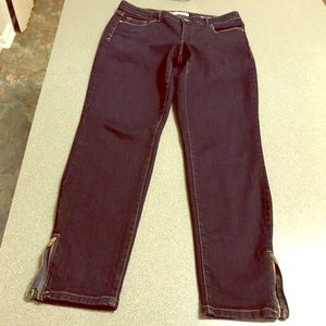 Ann Klein dark wash Skinny ankle Jeans